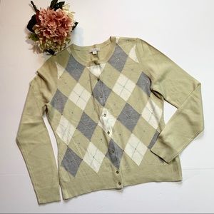 New York & Company Argyle Sweater